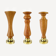 Ebony & Rosewood Handcrafted Wax Seal Stamp Handle