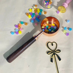 Wax Seal Spoon Sealing Spoon with Black Walnut Handel