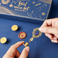 High Quality 7 in 1 Gift Box Mini Wax Seal Stamp Kit