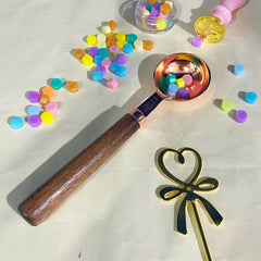 Wax Seal Spoon Sealing Spoon with Black Walnut  Handel