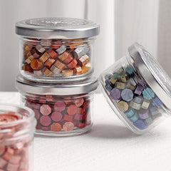 23-Color Octagonal Wax Granules 160PCS Sealing Wax Granules