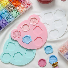 Square & Bear Silicone Wax Seal Mat Mold