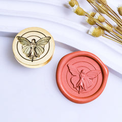 Round Vintage Artistic Pattern Wax Seal Stamp