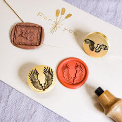 Round Vintage Artistic Pattern Wax Seal Stamp