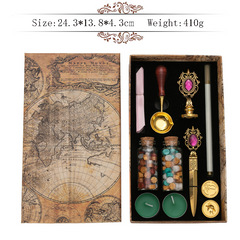 11 in 1 Gift Box Retro Wax Seal Stamp Set