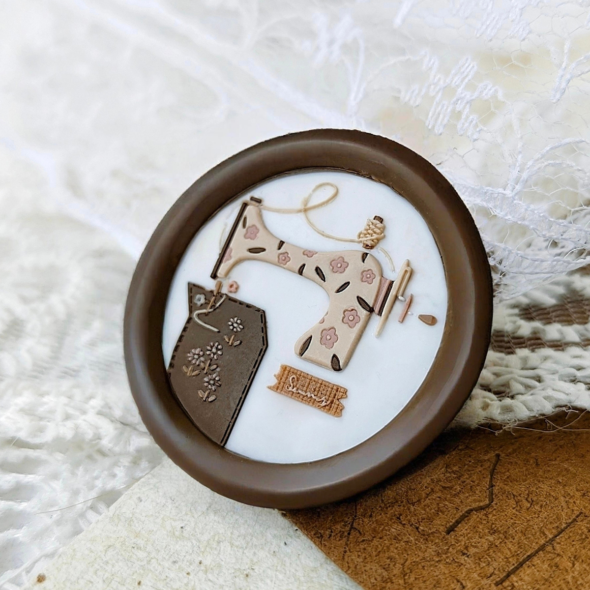 Limited Edition Wax Seal Stamp Head Sewing and Handmade Series 4