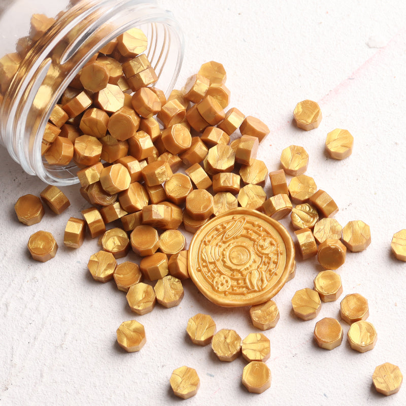 23-Color Octagonal Wax Granules 160PCS Sealing Wax Granules